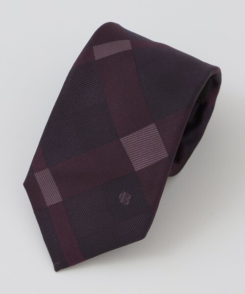 BLACK LABEL CRESTBRIDGE（ブラックレーベル・クレストブリッジ）の「トーナルシャドーブロックチェックタイ（ネクタイ・メンズ・ネイビー/パープル系その他4/ライトグレー/レッド系その他3・FREE）」の10枚目の写真
