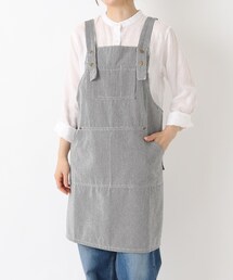 212 KITCHEN STORE（トゥワントゥキッチンストア）の「ヒッコリーストライプエプロン M BK ＜212Kオリジナル＞（エプロン）」