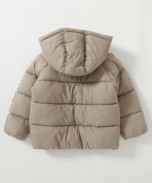 devirock（デビロック）の「洗える ファイバーダウン えらべるフード&デザイン 中綿ジャケット（ダウンジャケット/コート・キッズ・グリーン系1/ブラック系2/ブルー系2/ベージュ系1/グリーン系3/ブラック系4/ブルー系4/ブルー系1/ピンク系1/グリーン系4/ピンク系2/ブラック系1/グリーン系2/ブラック系3/ブルー系3・90cm/100cm/110cm/120cm/130cm/140cm/150cm/160cm）」の19枚目の写真