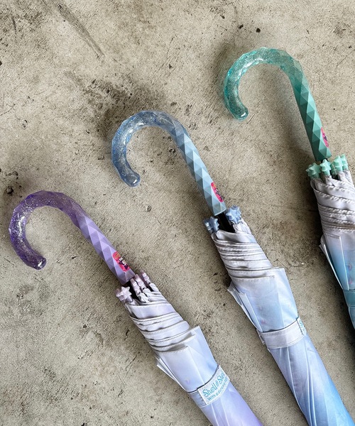 COMMON WARE（コモンウェアー）の「NT:ジュエルユニコーン  キッズアンブレラ　55cm（長傘・キッズ・パープル/ミント/サックスブルー・FREE）」の12枚目の写真