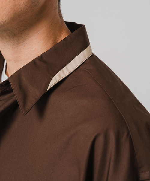 EDIFICE（エディフィス）の「BICOLOR ハーフスリーブ シャツ（シャツ