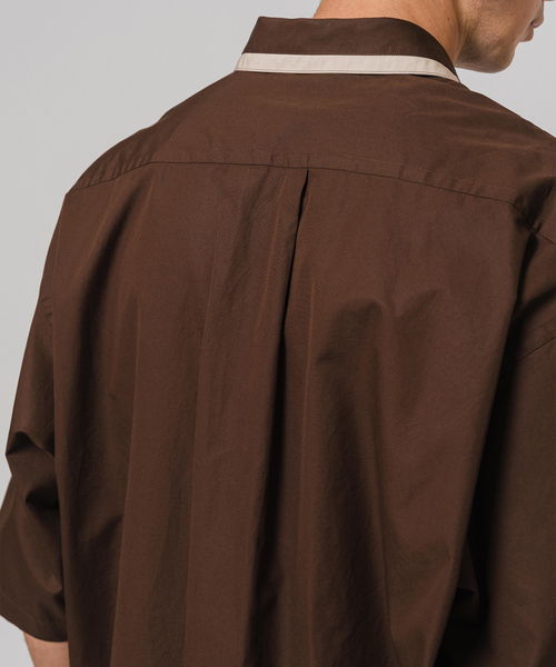 EDIFICE（エディフィス）の「BICOLOR ハーフスリーブ シャツ（シャツ