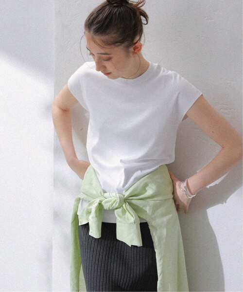 La TOTALITE（ラトータリテ）の「《追加2》【洗える】スムースハイネックプルオーバー（Tシャツ/カットソー・レディース・ブラウン/ホワイト・FREE）」の2枚目の写真