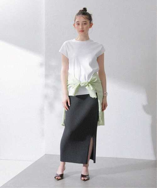 La TOTALITE（ラトータリテ）の「《追加2》【洗える】スムースハイネックプルオーバー（Tシャツ/カットソー・レディース・ブラウン/ホワイト・FREE）」の3枚目の写真