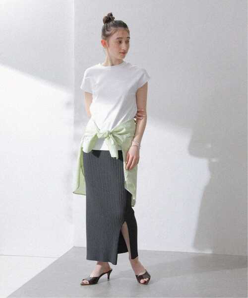 La TOTALITE（ラトータリテ）の「《追加2》【洗える】スムースハイネックプルオーバー（Tシャツ/カットソー・レディース・ブラウン/ホワイト・FREE）」の4枚目の写真