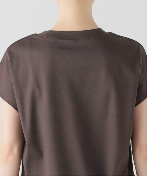 La TOTALITE（ラトータリテ）の「《追加2》【洗える】スムースハイネックプルオーバー（Tシャツ/カットソー・レディース・ブラウン/ホワイト・FREE）」の16枚目の写真