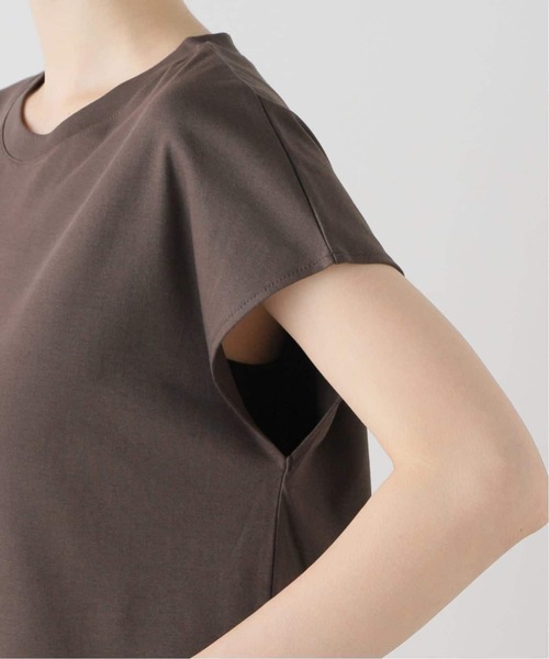 La TOTALITE（ラトータリテ）の「《追加2》【洗える】スムースハイネックプルオーバー（Tシャツ/カットソー・レディース・ブラウン/ホワイト・FREE）」の17枚目の写真