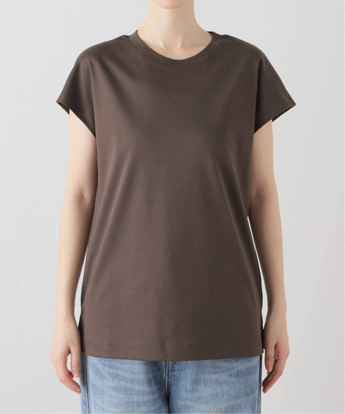 La TOTALITE（ラトータリテ）の「《追加2》【洗える】スムースハイネックプルオーバー（Tシャツ/カットソー・レディース・ブラウン/ホワイト・FREE）」の21枚目の写真