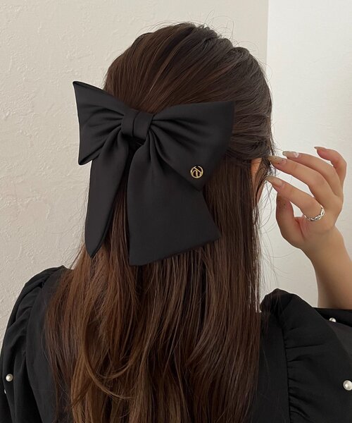 サテンリボンバレッタ（バレッタ/ヘアクリップ）｜prose verse（プロズ