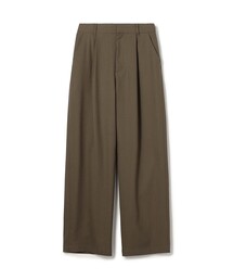 GALERIE VIE | クレープウールストレッチ ストレートパンツ(スラックス)