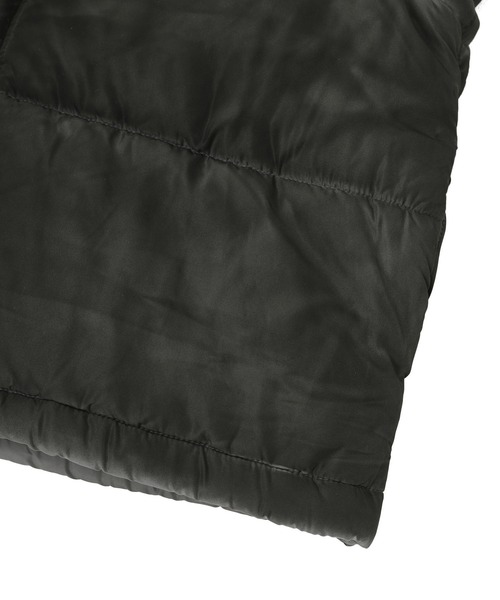 X-girl（エックスガール）の「FADED 2WAY PADDED JACKET（ナイロンジャケット・レディース・ブラック/オリーブ・S/M）」の21枚目の写真