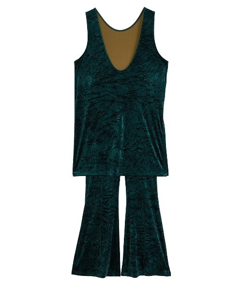 アメリビンテージ　リネン　セットアップ VINTAGE LIKE VELOUR SET UP（セットアップ）｜Ameri（アメリ