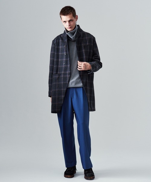 glamb(グラム)の「Blue Noise Tuck Slacks / ブルーノイズタックスラックス(スラックス・メンズ・ブルー/ブラック・S/M/L)」の3枚目の写真