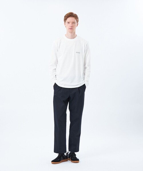 MACKINTOSH PHILOSOPHY（ﾏｯｷﾝﾄｯｼｭ ﾌｨﾛｿﾌｨｰ）の「【WEB&一部店舗限定】5.6oz天竺 クルーネックロゴロンＴ（Tシャツ/カットソー・メンズ・ブラック/ホワイト/ダークネイビー・36/40/38/42）」の4枚目の写真