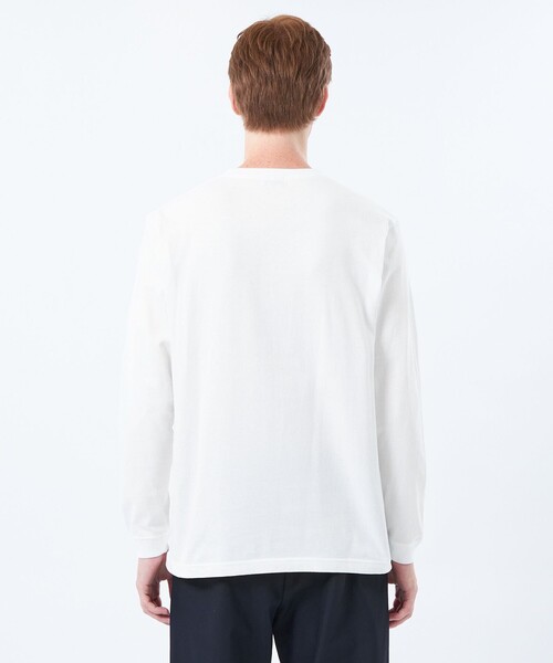 MACKINTOSH PHILOSOPHY（ﾏｯｷﾝﾄｯｼｭ ﾌｨﾛｿﾌｨｰ）の「【WEB&一部店舗限定】5.6oz天竺 クルーネックロゴロンＴ（Tシャツ/カットソー・メンズ・ブラック/ホワイト/ダークネイビー・36/40/38/42）」の9枚目の写真