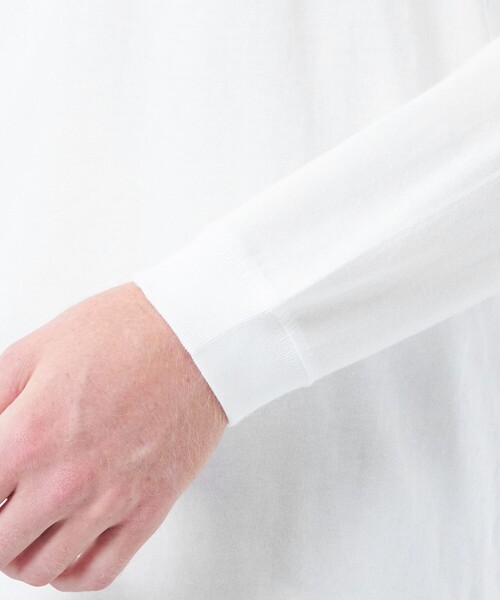 MACKINTOSH PHILOSOPHY（ﾏｯｷﾝﾄｯｼｭ ﾌｨﾛｿﾌｨｰ）の「【WEB&一部店舗限定】5.6oz天竺 クルーネックロゴロンＴ（Tシャツ/カットソー・メンズ・ブラック/ホワイト/ダークネイビー・36/40/38/42）」の10枚目の写真