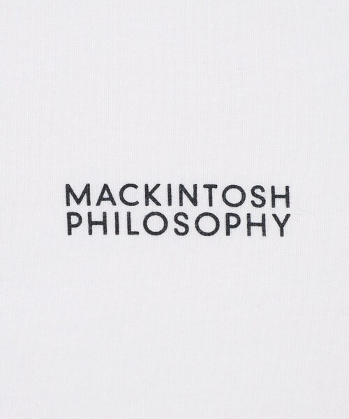 MACKINTOSH PHILOSOPHY（ﾏｯｷﾝﾄｯｼｭ ﾌｨﾛｿﾌｨｰ）の「【WEB&一部店舗限定】5.6oz天竺 クルーネックロゴロンＴ（Tシャツ/カットソー・メンズ・ブラック/ホワイト/ダークネイビー・36/40/38/42）」の11枚目の写真