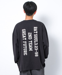 RAT EFFECT（ラットエフェクト）の「GREAT FUTUREスーパーBIGロングTシャツ（Tシャツ/カットソー）」