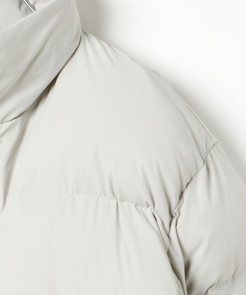 GLOBAL WORK（グローバルワーク）の「エアサーマルドロストジャケット/AND YUA ANY/576777（ダウンジャケット/コート・キッズ・グレイッシュベージュ/ブラック・LARGE/MEDIUM）」の6枚目の写真