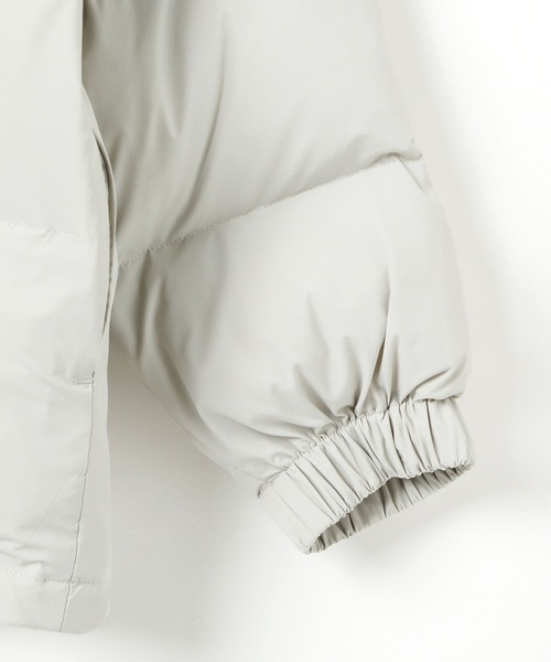 GLOBAL WORK（グローバルワーク）の「エアサーマルドロストジャケット/AND YUA ANY/576777（ダウンジャケット/コート・キッズ・グレイッシュベージュ/ブラック・LARGE/MEDIUM）」の7枚目の写真