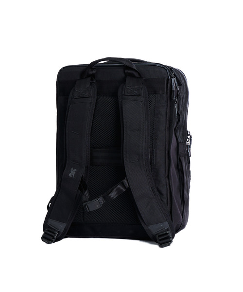 CHROME（クローム）の「［ CHROME / クローム ］AXCEL BRIEF PACK LG BK_BLACK / アクセル ブリーフパック ラージ ブラック 耐水 18L-36L バックパック ビジネスバッグ トラベルバッグ 完全防水ポケット 15インチPC収納（バックパック/リュック・メンズ・ブラック・FREE）」の3枚目の写真