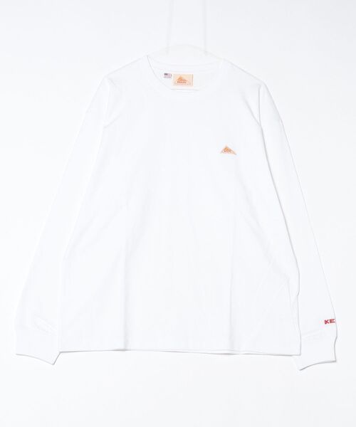 KELTY（ケルティ）の「ミニロゴ L/S Tシャツ（Tシャツ/カットソー・レディース・ネイビー/ベージュ/杢グレー/ブラック/ホワイト・L/S/XL）」の2枚目の写真