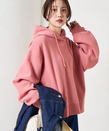 yori パーカー　⭐︎美品⭐︎ ピンク GRC 三角フードパーカー ギブリコレクション（Give Re