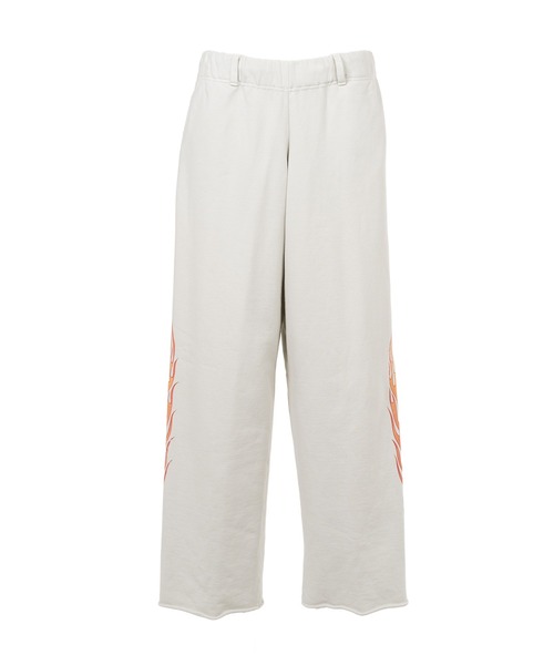 Skull Flame” Distressed Sweat Pants（スウェットパンツ）｜KAMIYA