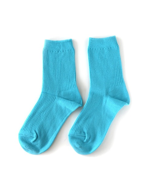 box408（ボックスヨンマルハチ）の「カラーリブソックス box408オリジナル（ソックス/靴下・レディース・チャコールグレー/ブルー/フューシャピンク/ホワイト×グレー/ホワイト×ブラウン/ブラック/ライトベージュ/ライトブルー/ホワイト×レッド/ホワイト/ブラウン/グリーン/ピンク/レッド/ダークグレー/ベージュ/ネイビー/パープル/イエロー/オレンジ・23-25cm）」の12枚目の写真