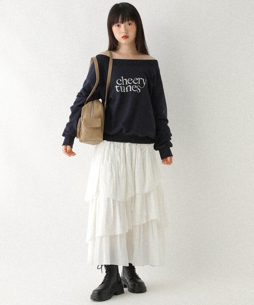 Heather（ヘザー）の「メニーポケットボストンBAG　594264（ボストンバッグ・レディース・ブラック/ベージュ/ブラウン・ONE SIZE）」の6枚目の写真