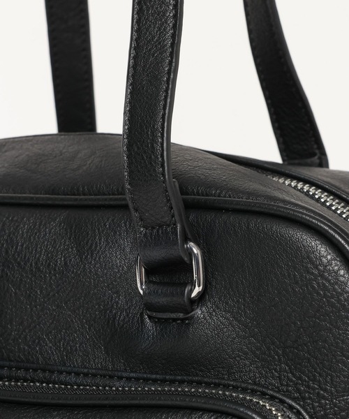 Heather（ヘザー）の「メニーポケットボストンBAG　594264（ボストンバッグ・レディース・ブラック/ベージュ/ブラウン・ONE SIZE）」の13枚目の写真