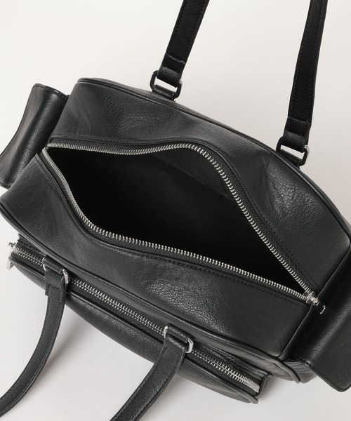 Heather（ヘザー）の「メニーポケットボストンBAG　594264（ボストンバッグ・レディース・ブラック/ベージュ/ブラウン・ONE SIZE）」の18枚目の写真