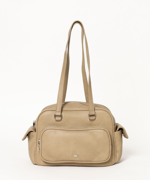 Heather（ヘザー）の「メニーポケットボストンBAG　594264（ボストンバッグ・レディース・ブラック/ベージュ/ブラウン・ONE SIZE）」の20枚目の写真