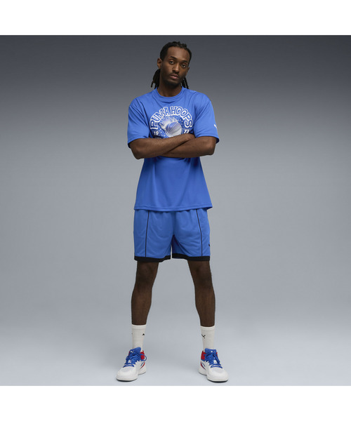 PUMA(プーマ)の「PUMA プーマ メンズ バスケットボール フープバース 半袖 Tシャツ(Tシャツ/カットソー・メンズ・ホワイト/ブルー/レッド・SMALL/MEDIUM/LARGE/X-LARGE/X-SMALL)」の10枚目の写真