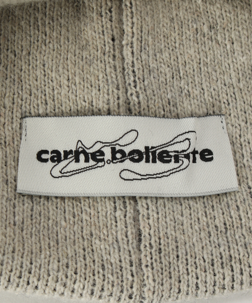 Carne Bollente(カルネボレンテ)の「【Carne Bollente/カルネボレンテ】Head Meets Heart AW25BN0101(ニットキャップ/ビーニー・レディース・アイボリー・FREE)」の4枚目の写真
