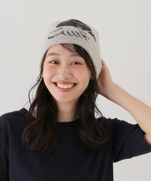 Carne Bollente(カルネボレンテ)の「【Carne Bollente/カルネボレンテ】Head Meets Heart AW25BN0101(ニットキャップ/ビーニー・レディース・アイボリー・FREE)」の7枚目の写真