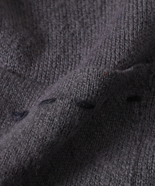 JOURNAL STANDARD(ジャーナルスタンダード)の「ハンド ステッチ ブラッシュド カーディガン(ニット/セーター・メンズ・ブラック/グレー/サックスブルー/オレンジ/ベージュ系その他・MEDIUM/LARGE)」の22枚目の写真