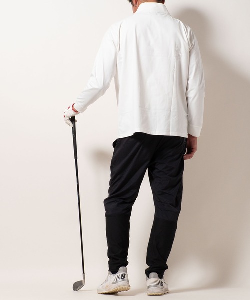 BAYBLO(ベイブロ)の「(SA) 複合繊維 ハイネック ロゴ 長袖 Tシャツ(Tシャツ/カットソー・メンズ・ネイビー/ブラック/ホワイト/チャコールグレー・L/M/LL)」の22枚目の写真