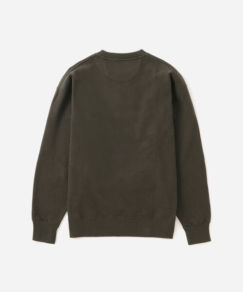 Saturdays NYC(サタデーズ ニューヨークシティ )の「Bowery Dobby Weave International Sweatshirt(スウェット・メンズ・ブラック/オリーブ・S/M/L/XL/XXL)」の15枚目の写真