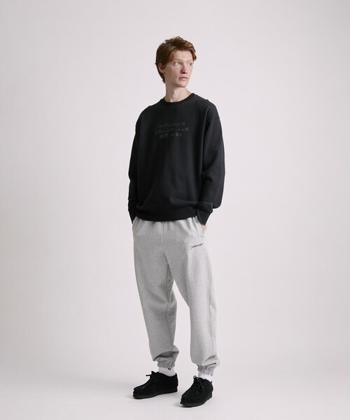 Saturdays NYC(サタデーズ ニューヨークシティ )の「Bowery Dobby Weave International Sweatshirt(スウェット・メンズ・ブラック/オリーブ・S/M/L/XL/XXL)」の9枚目の写真