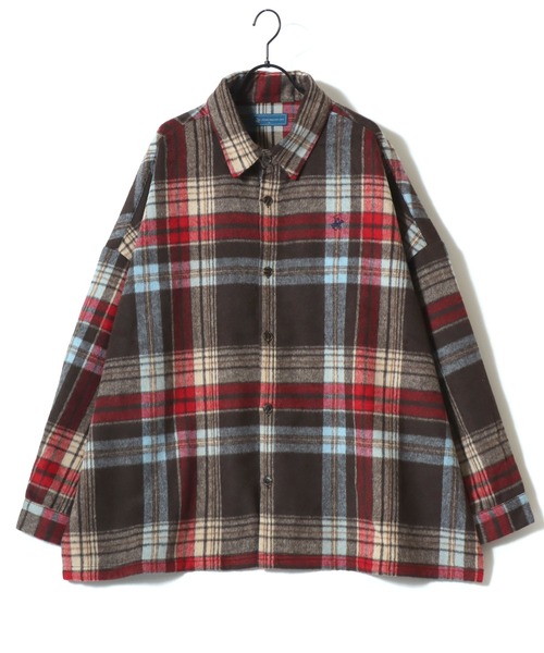 BEVERLYHILLS POLO CLUB/BIG シャギーチェックシャツ WOMENS】BEVERLYHILLS POLO CLUB/BIGシャギーチェックシャツ | [公式