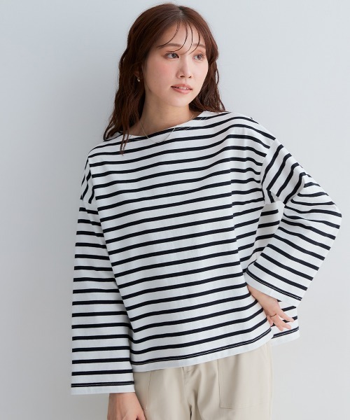 ちよ様専用】ウティ バスクボーダーシャツ サイズ0 OUTIL ウティ