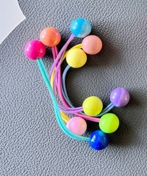 Fun & Daily | F&D : キッズ・ポップカラーヘアゴム(ヘアゴム)