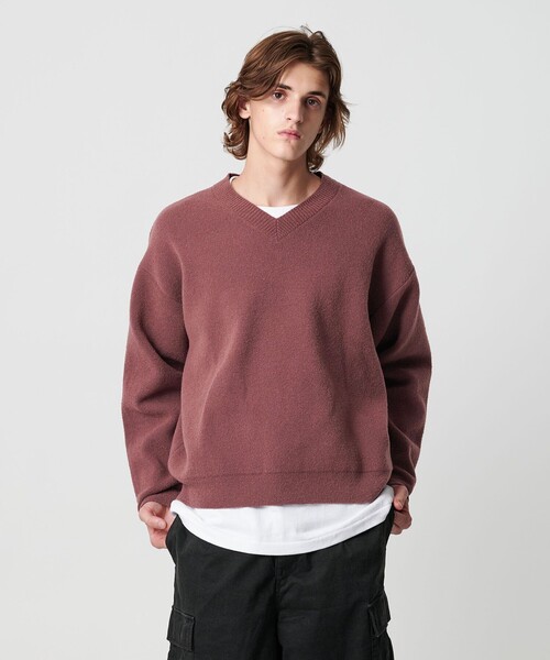 monkey time vネックセーター モンキータイム monkey time（モンキータイム） V-NECK Cardigan トップス