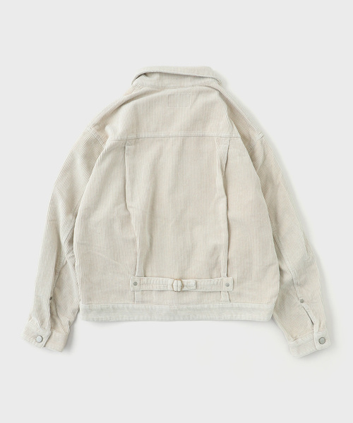 B.C STOCK（ベーセーストック）の「フェード加工 コーディロイ トラッカーブルゾン（ブルゾン・メンズ・チャコールグレー/ブラック・LARGE/MEDIUM）」の11枚目の写真