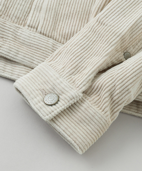 B.C STOCK（ベーセーストック）の「フェード加工 コーディロイ トラッカーブルゾン（ブルゾン・メンズ・チャコールグレー/ブラック・LARGE/MEDIUM）」の14枚目の写真