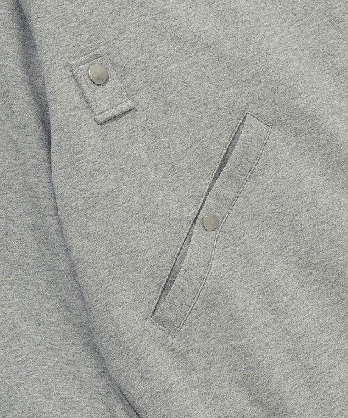 VANS(バンズ)の「HARAJUKU PUNK スウェット MA-1 ジャケット / Sweat MA-1 Jacket Grey Heather VN000KETGRH1(MA-1・メンズ・ブラック・LARGE)」の6枚目の写真