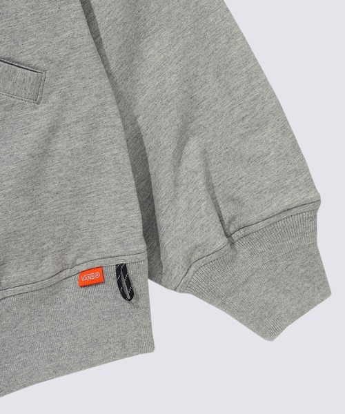 VANS(バンズ)の「HARAJUKU PUNK スウェット MA-1 ジャケット / Sweat MA-1 Jacket Grey Heather VN000KETGRH1(MA-1・メンズ・ブラック・LARGE)」の7枚目の写真