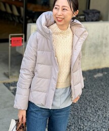 MICO COULIER | 《撥水》ストレッチライトタフタショートコート(ダウンジャケット/コート)