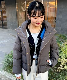 MICO COULIER | 《撥水》ストレッチライトタフタショートコート(ダウンジャケット/コート)